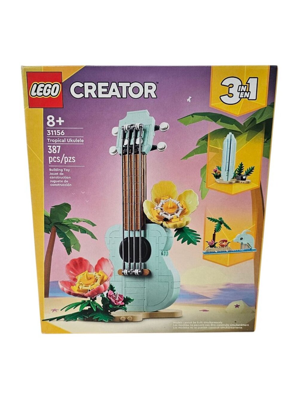 LEGO Creator 31156 Tropical Ukulele 3 in 1 Building Set 387 Pcs New Sealed NIB